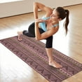 thumbnail image 6 of Pink Geometric Striped Pattern Hot Yoga Mat Towel Non Slip for Hot Yoga - Quick-Drying Yoga Mat Cover with 4 Corner Pockets with Travel Bag - Hot Yoga Towel Non Slip 70"x26", 6 of 6