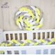 thumbnail image 4 of Parachoques de cuna seguro trenzado para bebé Almohada de felpa con nudo suave Protección y amp; Cojín decorativo largo para cama de guardería para bebés para niños pequeños oso de fresa Electrónica, 4 of 6