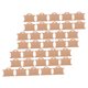 thumbnail image 4 of FENGGUIQU 50Ud Tarjetas Para Mostrar Pulseras Color Chocolate Con Compacto Para Exhibición, 4 of 7