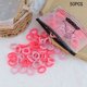 thumbnail image 1 of 20/50 unidades/juego de bandas elásticas pequeñas de nailon de colores para niñas, bandas para el cabello con lazo bonito para niños, coleta, accesorios para el cabello Tan Jianjun unisex, 1 of 2