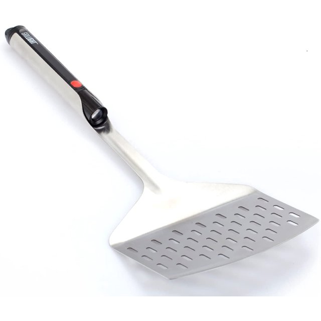 Grillight Outil de Spatule Géante de Gril de Poisson d'Acier Inoxydable avec la Lumière Menée Intégrée