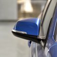 thumbnail image 4 of Trayknick 2Pcs Rearview Mirror Shell Car Styling Horn Design Blue Perfect Matching Side Mirror Cover 51167292745 51162222543 51162222544 for, 4 of 13