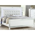 thumbnail image 2 of White Queen 5 Pc Bedroom With Led & Exquisite Glamour Headboard - Stylish Ensemble For In Stunning Modern, 2 of 6