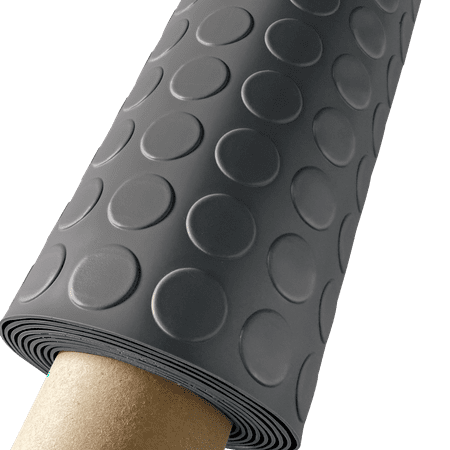G-Floor 7.5' x 17' Coin Garage Flooring Cover - Slate Grey