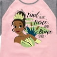 thumbnail image 3 of Disney Princess - Tiana Kind Fierce Brave - Toddler And Youth Girls Raglan Graphic T-Shirt, 3 of 5