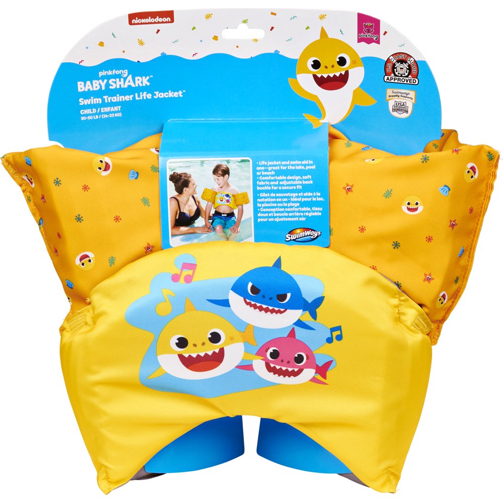 SwimWays Sea Squirts LearntoSwim USCG Approved Kids Life Jacket, Baby