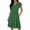 #044-Green, variant on TaTaai Women's Casual Printed Dress with V-Neck, Flutter Sleeves, Cinched Waist, and Flattering Fit Gift
