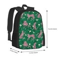 thumbnail image 2 of Balery Tropical Leopard Backpack for Men and Women - Durable 600D Oxford Cloth -Large Capacity, Water-Resistant School, Travel, and Hiking Bag, 2 of 9