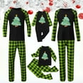 thumbnail image 4 of Wowcloth Woman's Loungewear Set, Plaid Christmas Print with Side Pockets, Cozy Home Outfit for Christmas Family Time and Cozy Evenings, 4 of 5