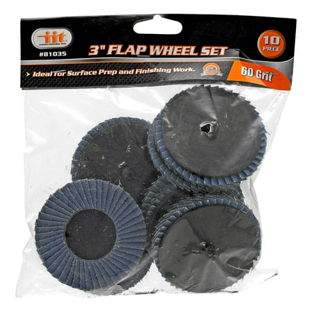 

3 Flap Wheel Set - 60 Grit