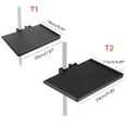thumbnail image 2 of Microphone Stand Tray, Mic Stand Clamp-On Rack Holder for Most Mic Stand for Stage, Live Streaming, Concert Performances, 2 of 8