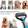 thumbnail image 4 of Long-Haired Cat Brush - Anti-Undercoat Brushes for Animals, Dog Hair Comb and Professional Grooming Rakes, Removes Dead Hair, Knots, 4 of 5