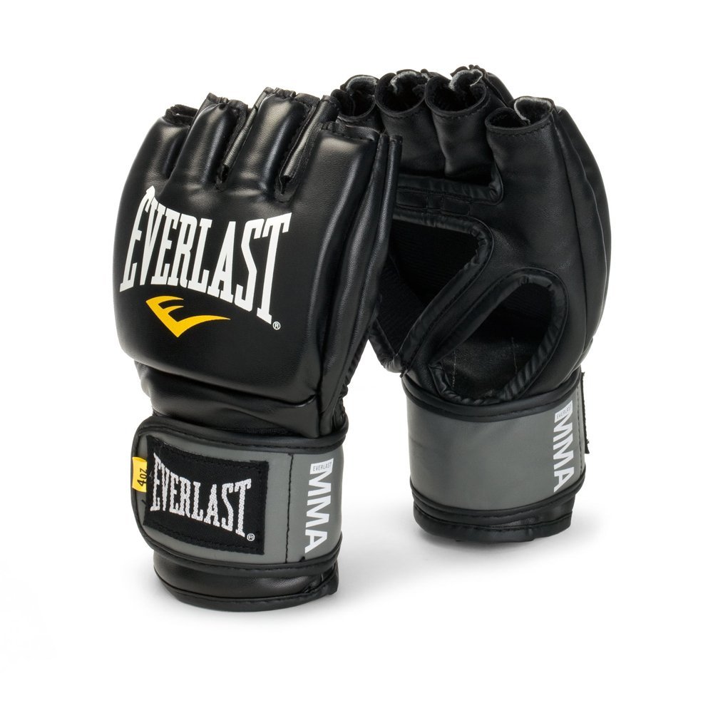 Pro Style MMA Grappling Gloves, Oz Black Pro SPJ Strong Arts Training