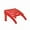 Red, variant on YANG2 Furniture Adirondack Ottoman Outdoor Patio Footrest 13.5" Inch Folding Footstool for Outdoor Adirondack Chair (Dark Green)