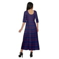 thumbnail image 4 of Moomaya Kurta Imprimé Tunique Longue Hauts Femmes Tenue d'Été Kurti pour Femmes, 4 of 5