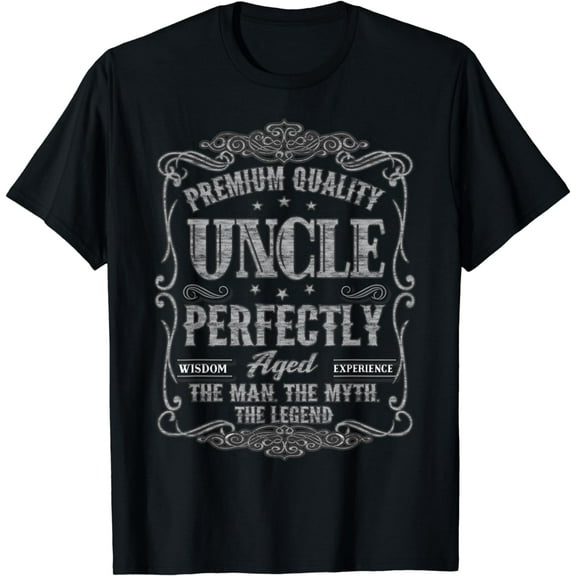 Family 365 Vintage Uncle Fathers Day Uncle Gift For Men T-Shirt