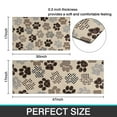 thumbnail image 7 of Paw Print Kitchen Rugs Sets Of 2,Anti Fatigue Kitchen Mat Rugs Non Slip Washable,Decorative Kitchen Floor Mats for Kitchen,Sink,Laundry,17"x30"+17"x47", 7 of 7