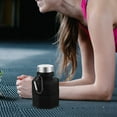 thumbnail image 1 of unbranded Botella De Para Gimnasio Y Exterior Con Mancuernas En Negro Duradero, 1 of 8