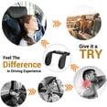 thumbnail image 5 of OhhGo Car Neck Headrest Pillow, 360 Degree Adjustable Cushion Seat Support Head Pillow Restraint Both Side Sleeper Neck Pillow Memory Foam for Kids Adults, Travel Car Sleeping (Black), 5 of 12