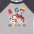 thumbnail image 4 of Inktastic Farmer Tractor EIEIO Big Bro Boys Baby Bodysuit, 4 of 5