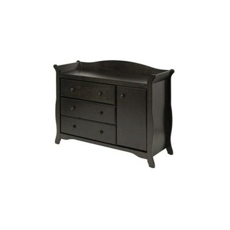 Stork Craft Aspen Combo Chest Black Walmart Com