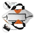 thumbnail image 4 of Rateoe Orange Net Fishing Boat Tote Bag - Waterproof Lightweight Handbags Travel Shoulder Bag for Hiking Yoga Gym Swimming Travel Beach, 4 of 8