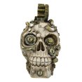 thumbnail image 5 of Mad Max Geared Mohawk Steampunk Cyborg Clockwork And Pipes Punk Skull Figurine, 5 of 9