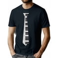 thumbnail image 1 of Camiseta divertida con diseño de piano, teclado y reproductor de música (220 g), 1 of 7