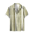 thumbnail image 1 of toraway Chemises à Manches Courtes pour Hommes Chemises Décontractées à Manches Courtes Mode Rayée Imprimée Multicolore Rayée Non Positionnée Chemise Homme m, 1 of 4