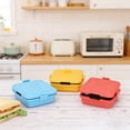 thumbnail image 3 of Microwave Toaster Sandwich Maker Baking Pan Non-Stick Dishwasher Safe Fast Even Cooking Sandwich Grill Pan for Home Office Breakfast, 3 of 8