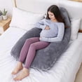 thumbnail image 4 of Soft Pregnant Pillow For Pregnant Women Cushion For Pregnant Maternity Support 130x70cm, 4 of 5