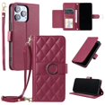 thumbnail image 5 of Funda tipo billetera GANGXUN para iPhone 14 Pro Max – Tapa abatible con correa para mujer, 5 of 5