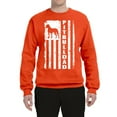 thumbnail image 2 of Pitbull Dad Dog Dag Funny Gift | Mens Dog Lover Crewneck Graphic Sweatshirt, Orange, Large, 2 of 4