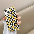 thumbnail image 2 of Trippy Check Smiley Case Compatible with iPhone 14,Unique Art Design TPU Bumper Cover Case, 2 of 6