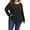 2# Black, variant on Women Plus Size Tops Casual Crewneck Sweaters Fall Long Sleeve Oversize Shirt Comfy Loose Tunic Knit Pullover Winter Clothes