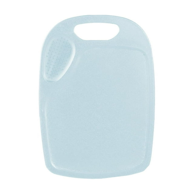 Plastic Cutting Board For Kitchen Dishwasher Safe Double-Sided Extra Large 12.59 in x 8.46 in With Non-Slip Feet And Grinding Area