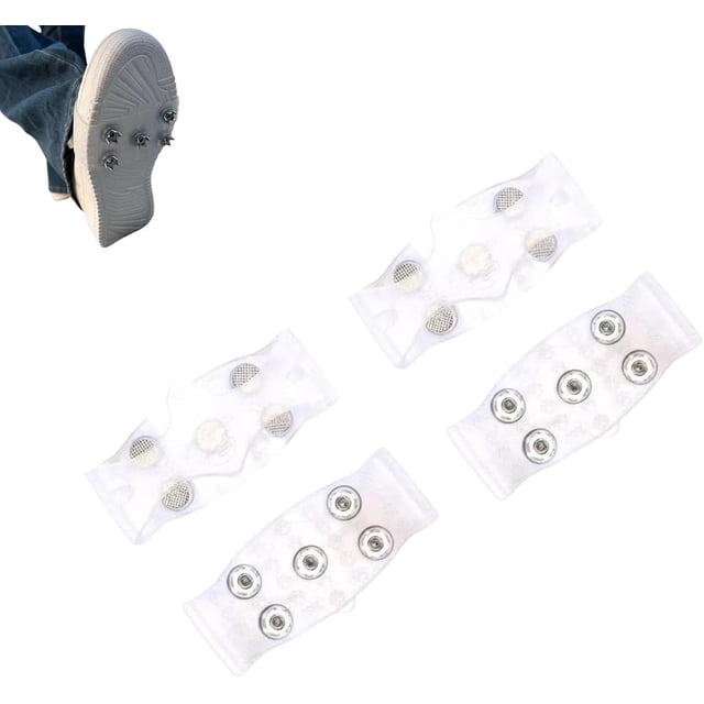 Universal 5-Tooth Ice Cleats for Shoes & Boots, Invisible Anti-Slip Ice Claws for Snow, Ice, and Slippery Surfaces,Transparent* 2