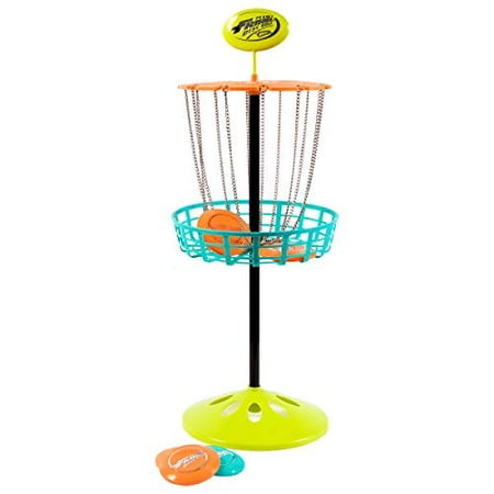 Wham-O Mini Frisbee Golf Disc Indoor and Outdoor Toy Set, White, 12 inch high (21577)
