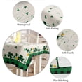 thumbnail image 5 of St.Patrick''s Day Tablecloth Rectangle/Oval 60x120in Shamrocks Green and Black Buffalo Plaid Retro Tablecloths Waterproof Table Cloth for Kitchen Indoor Outdoor Table Cover for Dining/Party Decoration, 5 of 6