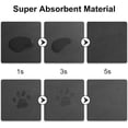 thumbnail image 5 of Dog Food Feeding Mat, Non-Slip Dog Mat for Food, Resting and Sleeping Mat， with Single Dog Logo，24 x 16.9 inches, Black, 5 of 5