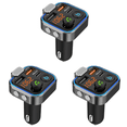 thumbnail image 1 of Transmisor FM Compatible Con Dientes 5.0 PD 20W QC3.0 Reproductor MP3 Manos Libres Radio Azul, 1 of 7