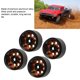 thumbnail image 3 of Llanta RC Alta Resistencia a la Abrasión Rendimiento Mejorado Estable y Reutilizable Fácil Instalación para Axial SCX10 SCX10 II SCX10 III Redcat GEN8 ANGGREK  Otros, 3 of 8