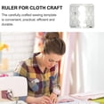thumbnail image 3 of Sewing Patch Ruler Patchwork Quilting Ruler Quilting Rulers and Templates Acrylic Stitching Ruler Ruler for Cloth Craft, 3 of 6