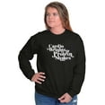 thumbnail image 4 of Cute Cardio Weights Protein Shakes Women Plus Size Crewneck Sweatshirt Brisco Brands 2X, 4 of 5