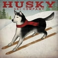 thumbnail image 2 of Fowler, Ryan 15x15 Black Ornate Wood Framed with Double Matting Museum Art Print Titled - Husky Ski Co., 2 of 4