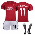 thumbnail image 1 of 23-24ManchesterUnitedhemmaFotbollBarntröjanr11Højlund, 1 of 2