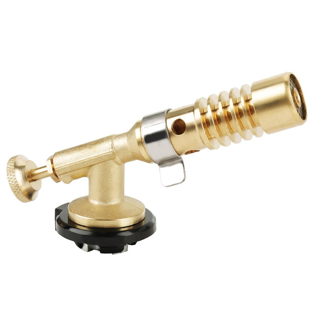 Tebru Camping Gas Torch, Professional Portable Brass Kitchen Cooking