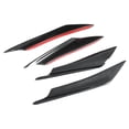 thumbnail image 1 of Spoiler Panel Front Bumper Lip Front Bumper Splitter Body Spoiler 4pcs Car Universal Front Blade Bumper Lip Splitter Deflector Spoiler Panel Replacement, 1 of 8