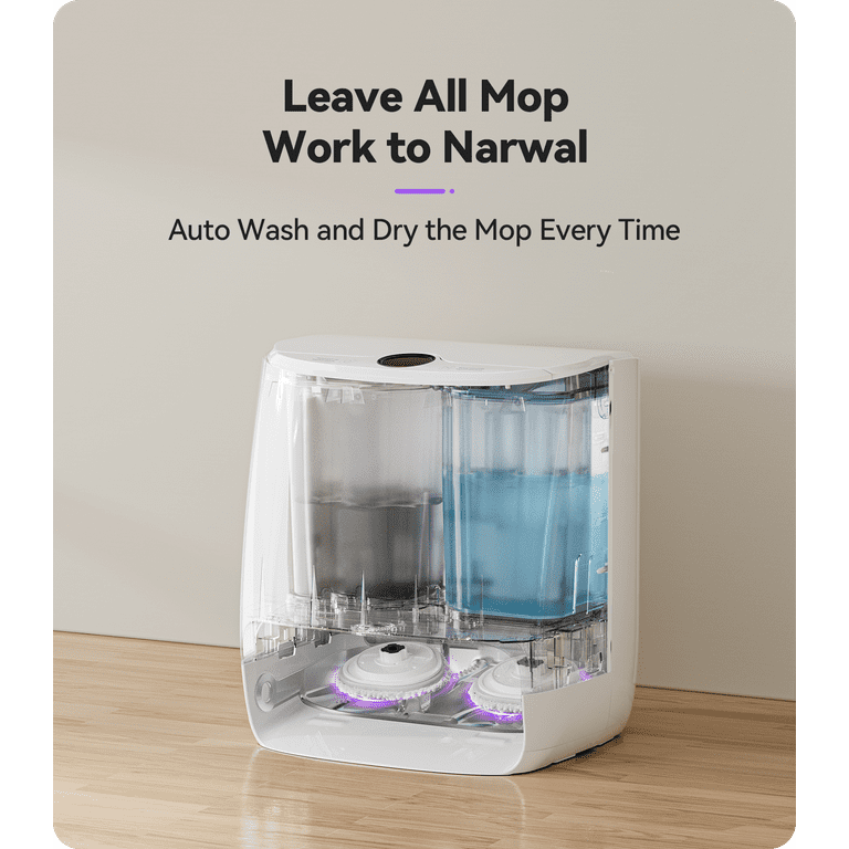 Best Robot Vacuum And Mop Combo: Narwal T10 with self-washing mop