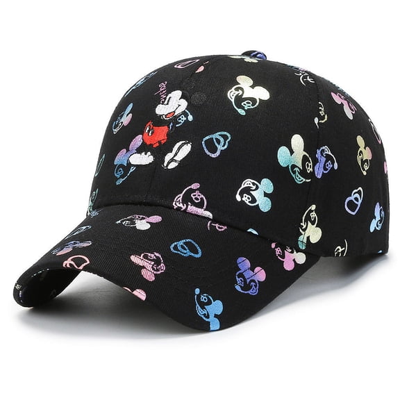 Unisex Spring Summer Baseball Cap Cartoon Embroidery Print Korean Fashion Casual Duckbill Cap Parent-Child Sun Hat